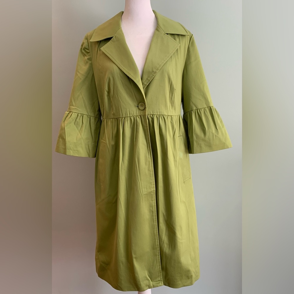 Peplum long jacket